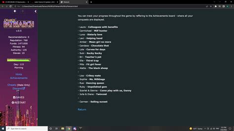Patriarch Fan Game [v0.6] [khrisis937] .